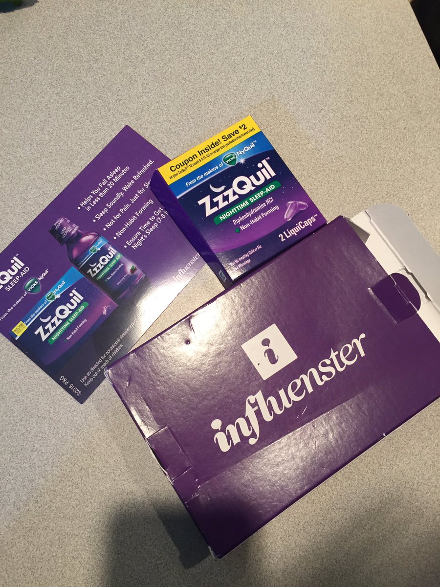 beautifulmess26's tweet photo. So excited to try #zzzquil that @Influenster sent me.  #gotitfree #ad #sleeplovers https://t.co/ui3DzIj7tr