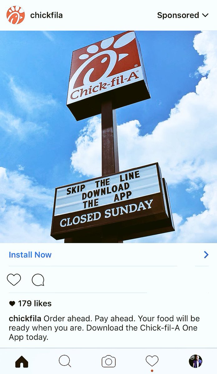 BlaireHanks's tweet photo. This is the best thing I've seen all day! @ChickfilA hittin me in the feels with being able to order &amp; pay ahead now https://t.co/25I5v5gQMy