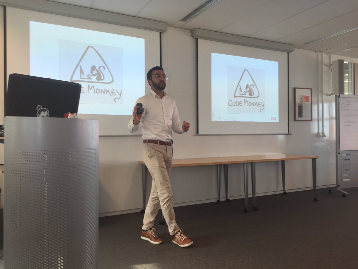 dev_at_CGI's tweet image. Full house for the #AllJava meeting, now it&apos;s time for @YosufHaydary to talk about code quality #JavaPracticeCGI