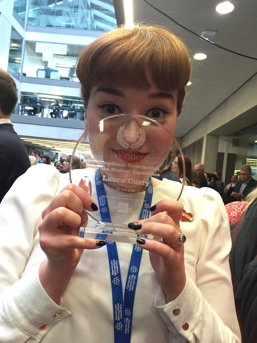 She won!! Well done @Laura_SEST - exceptional contribution to the student experience :)