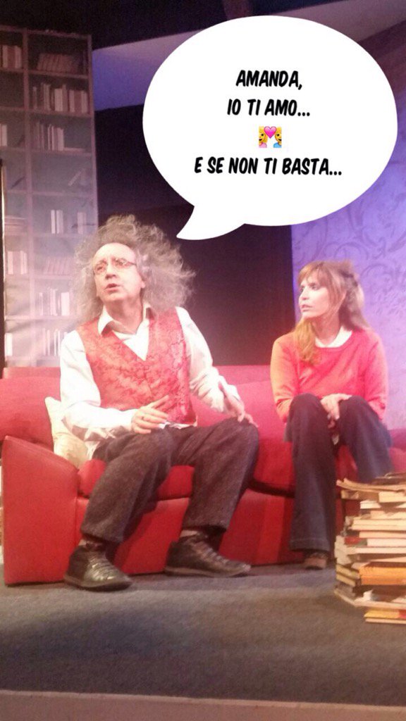esthergoris1's tweet photo. Con el gran actor italiano Oreste Valente en #Comote soñé 😂 https://t.co/VUJXweBUJN