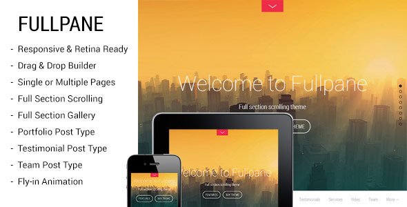 WpWarez's tweet image. Fullpane - Full Section Scrolling Theme (Creative) - #AdvancedAdmin #Modern goo.gl/CnqOB0