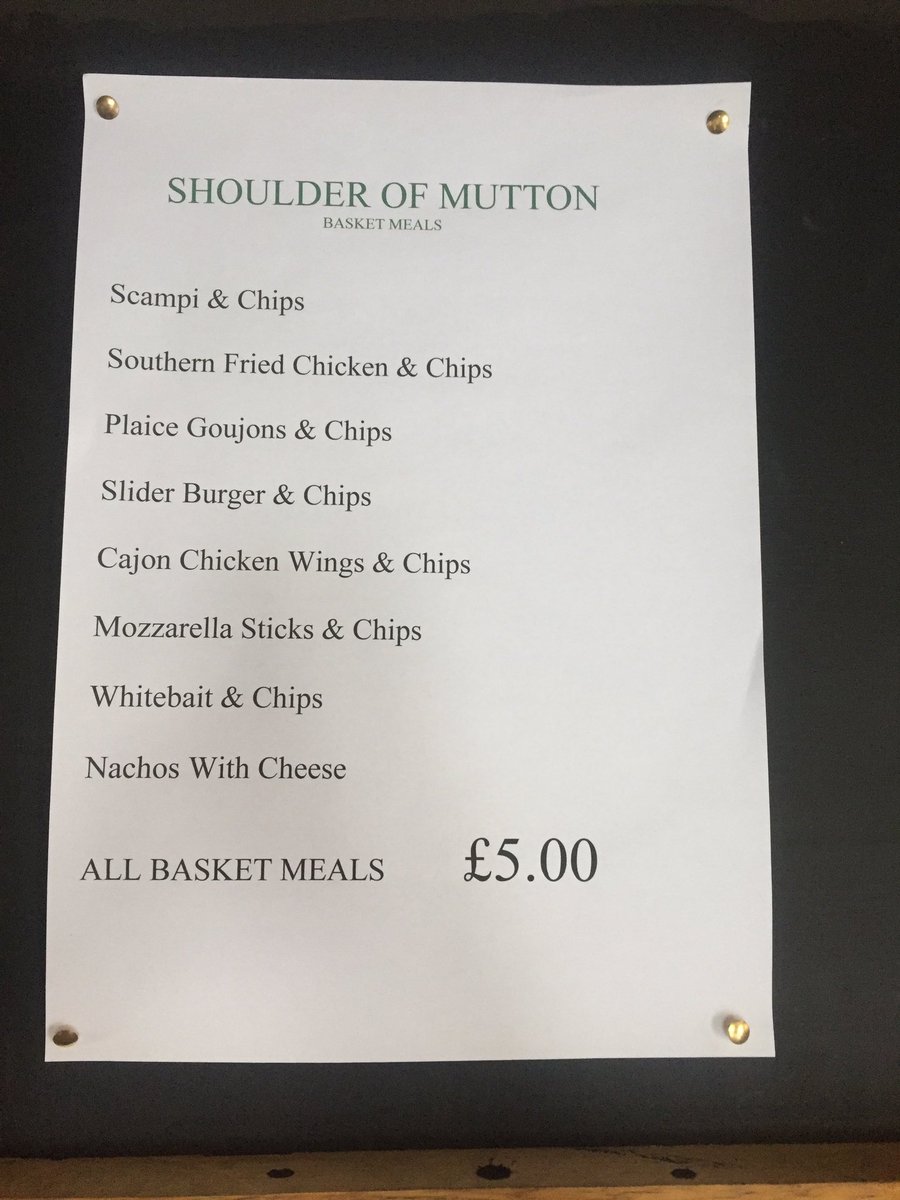 Shoulder of Mutton tweet media