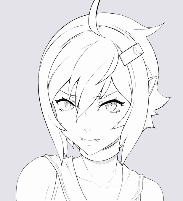 Close-up on some lines. 