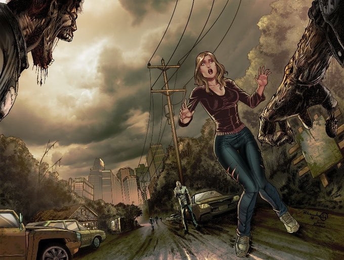 hannu_kesola's tweet photo. Horror comic anthology by me &amp; Top Secret Press is now on Kickstarter! Please check and RT:)
https://t.co/F8m6wpIKzH https://t.co/fj7MeYurSS