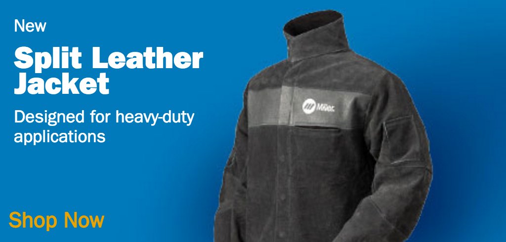 MillerWelders's tweet photo. Introducing our NEW Split Leather Jacket! Learn more: https://t.co/JWouqyZLpf #weldingjacket #welding https://t.co/oHnfNFyd7U