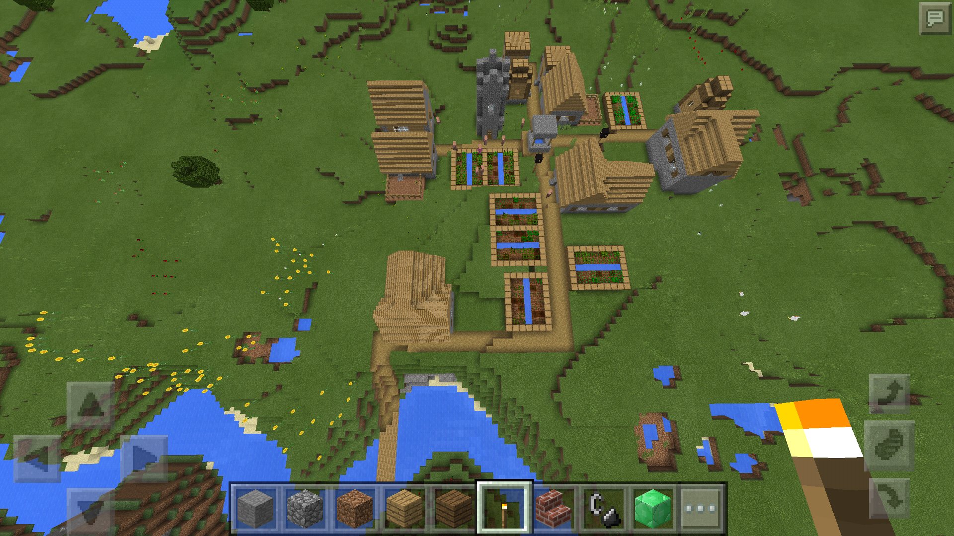 マイクラpe Seed値メモ マイクラpe Seed値メモ 村がギリ見える位置にスポーン 村の周囲は広い平原にひまわり畑 絶景の滝を生かした建築にどうぞ 村の洞窟は金の層まで降りられます Minecraftpe T Co He3ybwu8ru Twitter
