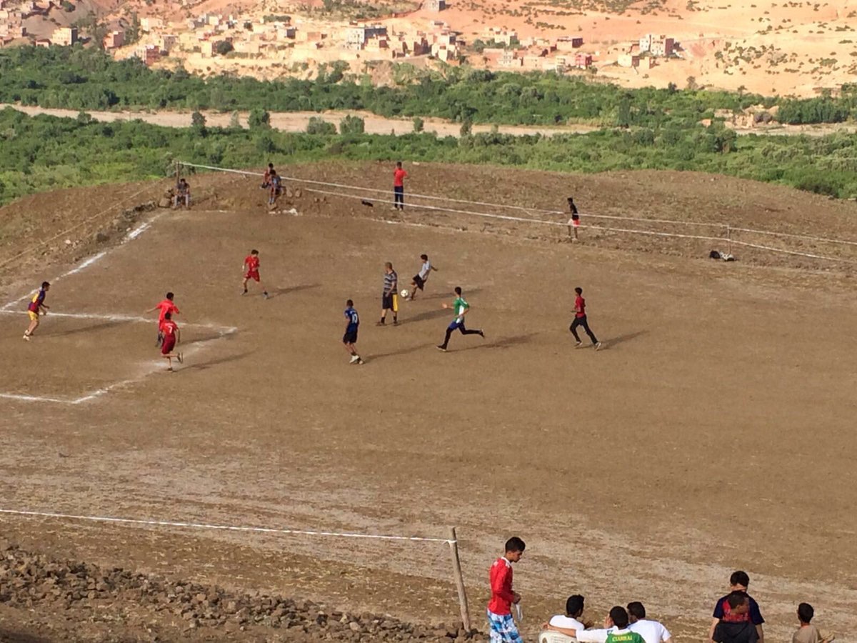 OutlookExpeds's tweet photo. @Kilwinning_Acad supporting local footie match while on their expedition in #Morocco #Football #communityspirit https://t.co/iVjNHZhj9B