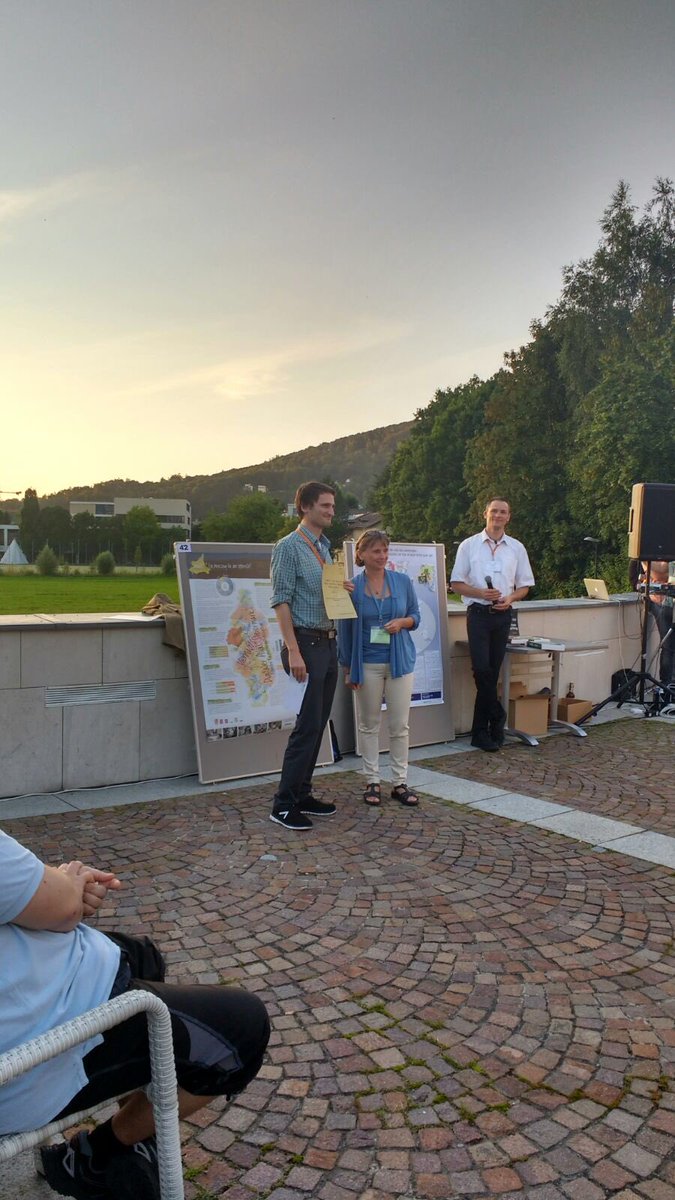 TraffiConSalzbg's tweet photo. And the winner of the „Best Students’ Paper Award“ #AGIT2016 is Mario Dolancic @TraffiConSalzbg Congratz!! https://t.co/suZoNSWAUA