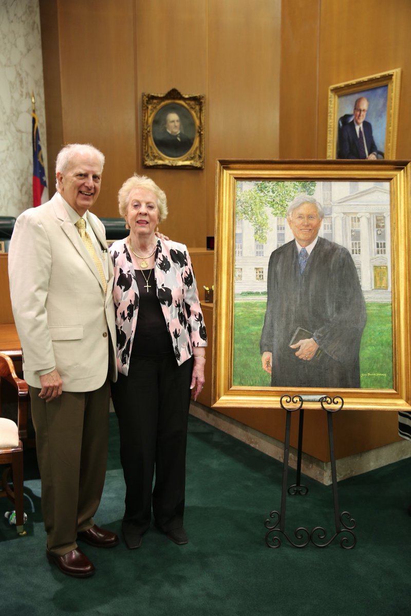 Gacourts On Twitter Justice George T Smith S Portrait His Wife