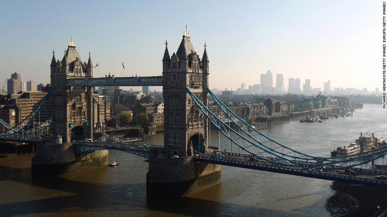 CNN's tweet photo. London vacations are currently dirt cheap thanks to #Brexit https://t.co/xsNDz3DZH5 https://t.co/2xOw7bfm1i