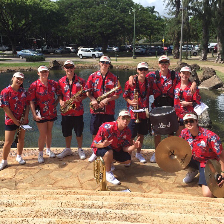 CapitalHSBand's tweet photo. #WASMB: Thank you for inviting 9 of us from Capital! We've made new friends and memories 👍👍👍 https://t.co/831qX26WJv