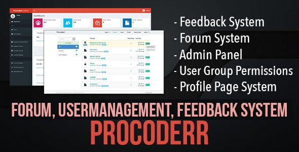 WpWarez's tweet image. Procoderr - #Forum, User Management ... - #AdminPanel #FeedbackSystem #ForumSystem goo.gl/D0Hrup