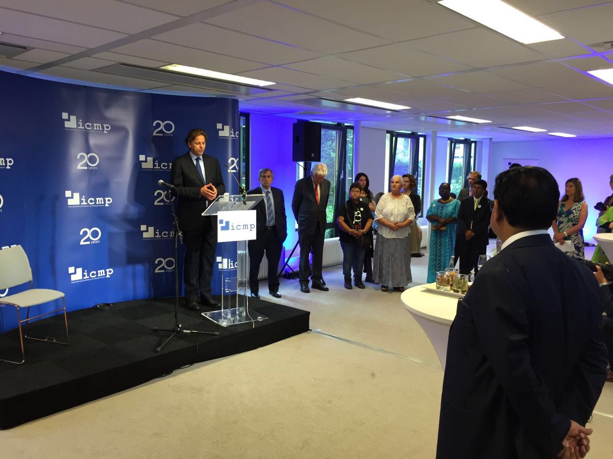 DutchMFA's tweet photo. FM #Koenders: #missingpersons is a #humanrights issue. 'We need truth and justice for victims and survivors' #ICMP20 https://t.co/feMox1noQ9