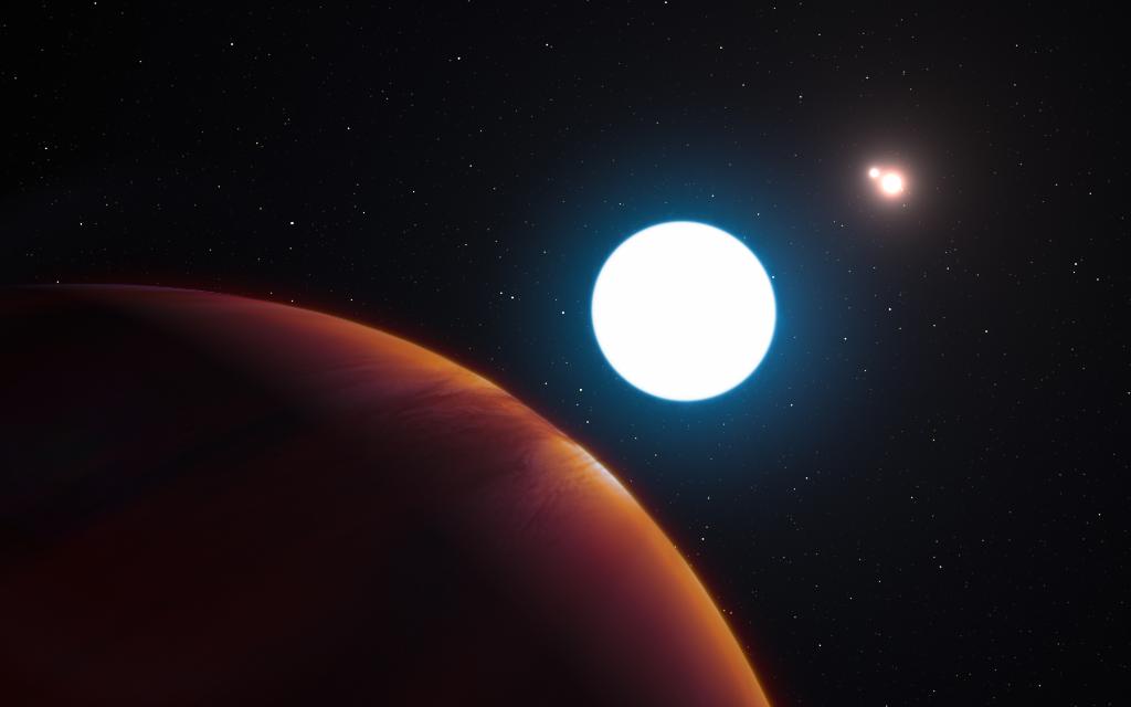 Seeing triple! Located ~340 light years from Earth, a newly-discovered planet has 3 suns: go.nasa.gov/29lJbcB