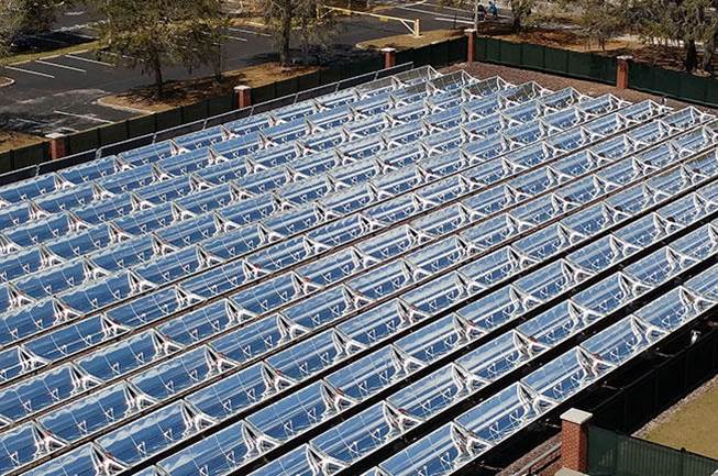 #TriviaThursday Can you guess how many solar panels USF researchers are using at their solar energy farm? #usfbeattv