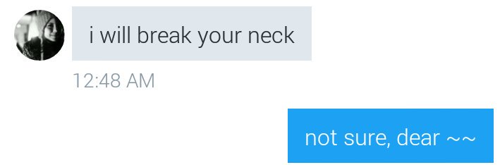 willadeadpool's tweet image. oh, look, it is so cute, isn't it? little @soldierwatts threatened to break my neck. i'm scared, you won :c