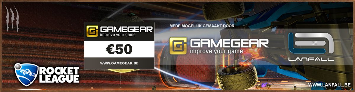lanfall's tweet image. 3rd price @RocketLeague 2v2: Thx to @Gamegearbe Tickets avail: lanfall.be #eSport #RocketLeague #priceaction