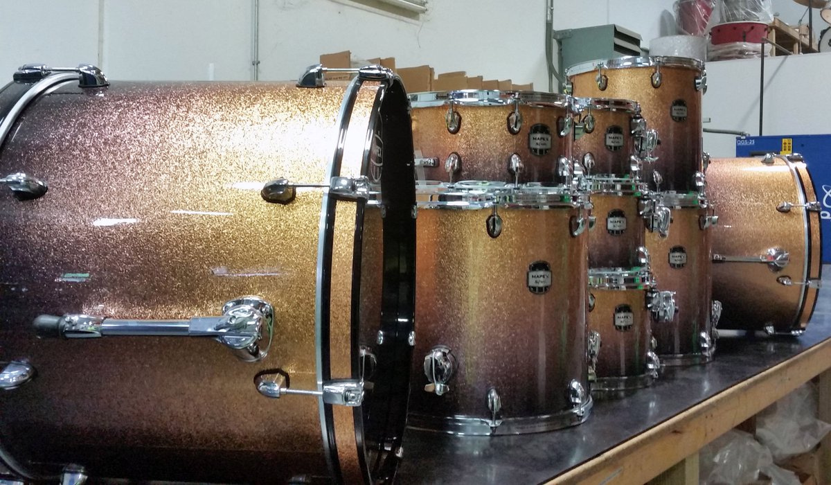 Mapex Drums, USA on Twitter "This HUGE Custom MyDentity kit is headed