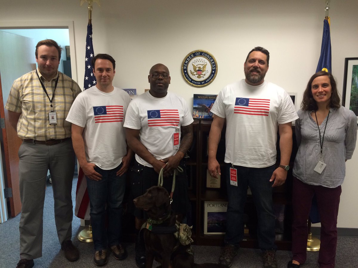 Mazamas's tweet photo. Excellent meeting with @repblumenauer staff to talk #Owyhee permanent protection. #veterans #WildForTheOwyhee https://t.co/IMn6mhAdYe