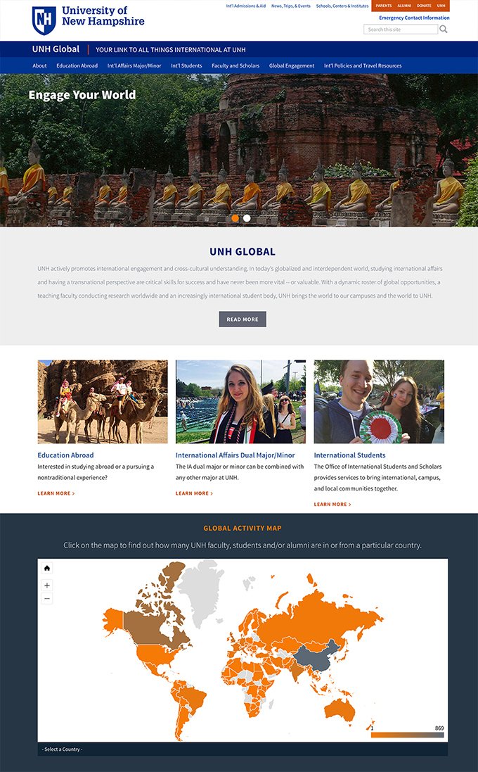 Visit the new UNH Global site | Your Link To All Things International         
unh.edu/global #UNHWebMobile