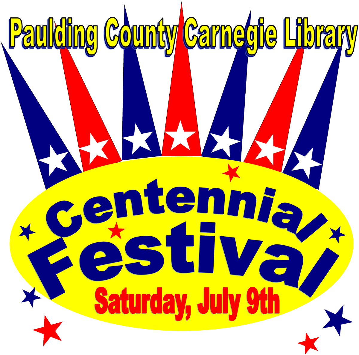 pauldinglibrary's tweet photo. Centennial Festival is this Saturday! 10 until 2. Old-fashioned games, face-painting! Photos with Andy Carnegie! https://t.co/ZouobrBKiO