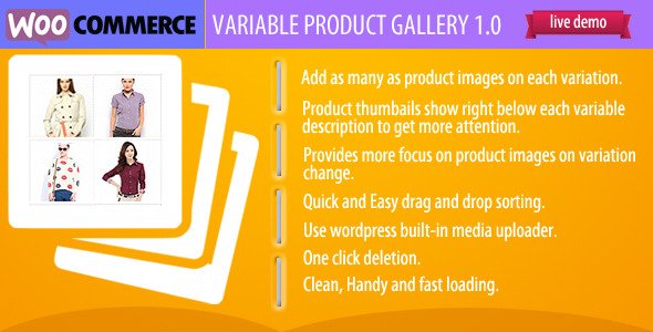 WpWarez's tweet image. Woocommerce Variable Product Gallery (Wordpress) - #GalleryPlugin #ProductGallery goo.gl/qjfRlW