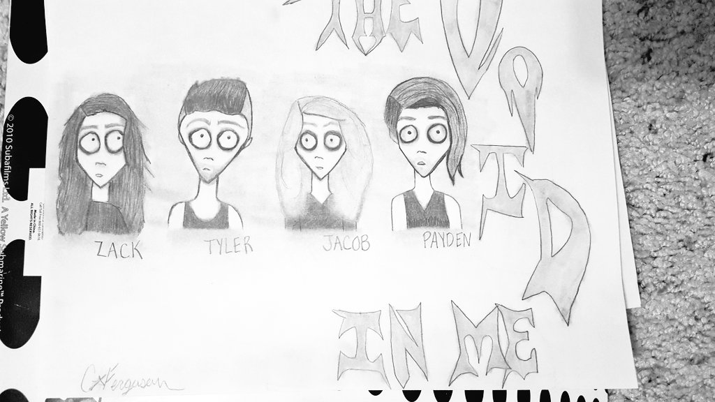CaitiBrumley's tweet photo. I guess this is what happens when I'm bored and @thevoidinme is playing from my phone... (Tim Burton edition) 😂 https://t.co/ahFQGWDbne