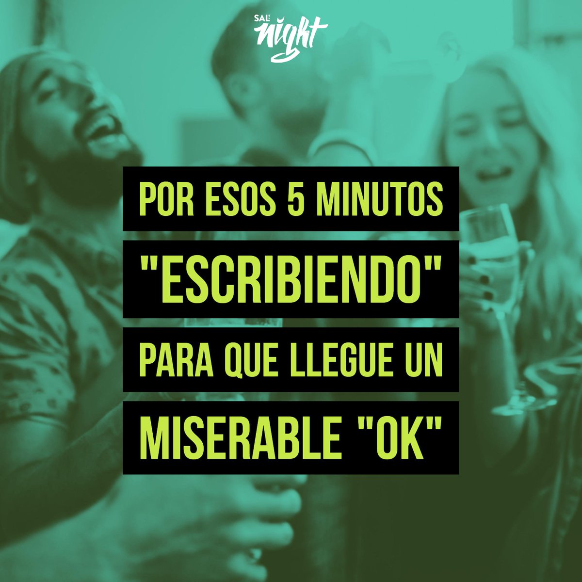 salnightpr's tweet photo. Sound familiar? 😂 Todos tenemos un pana que hace esto. ¡Dale mention sin filtro! #SalNight #Summerholics https://t.co/Y5YDr5kZ2H
