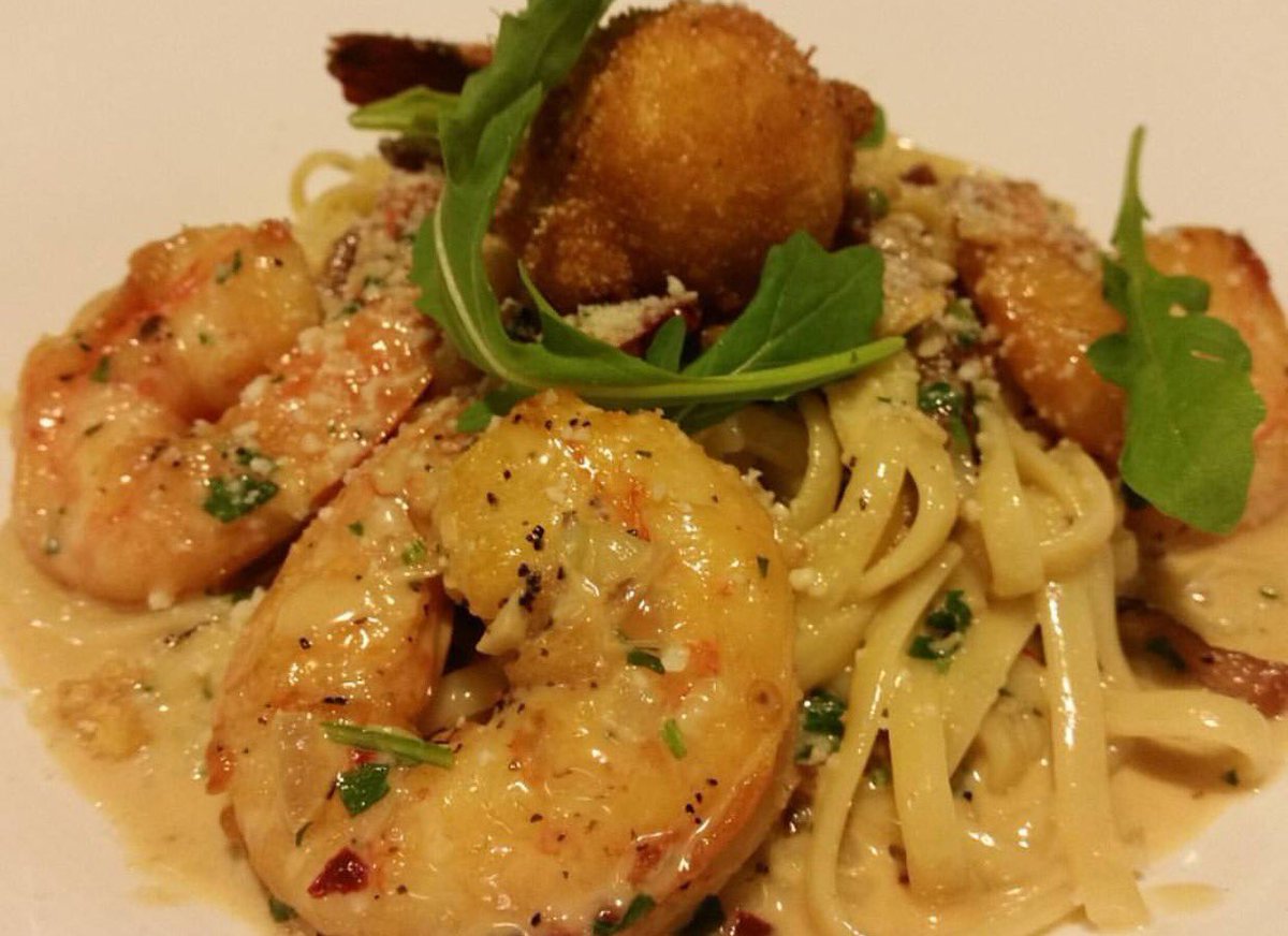 OlisWellington's tweet photo. Come in and try our Shrimp Carbonara special tonight at Olis Fashion Cuisine.

10610 W Foresthill Blvd Wellington,FL https://t.co/3djgP9cyHS