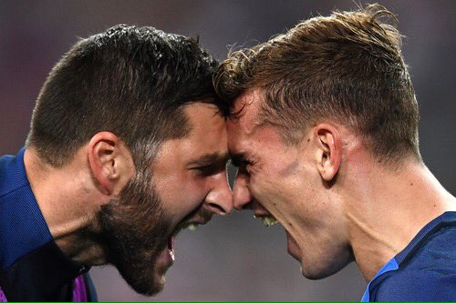 nnayho's tweet image. love this pic! 
#FRA #Griezmann #Gignac