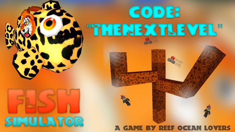 Ricky On Twitter Jackintheroblox The Next Level Hype Is Going To Fish Sim Use Code Thenextlevel For An Exclusive Coral Roblox - roblox coral reef simulator codes