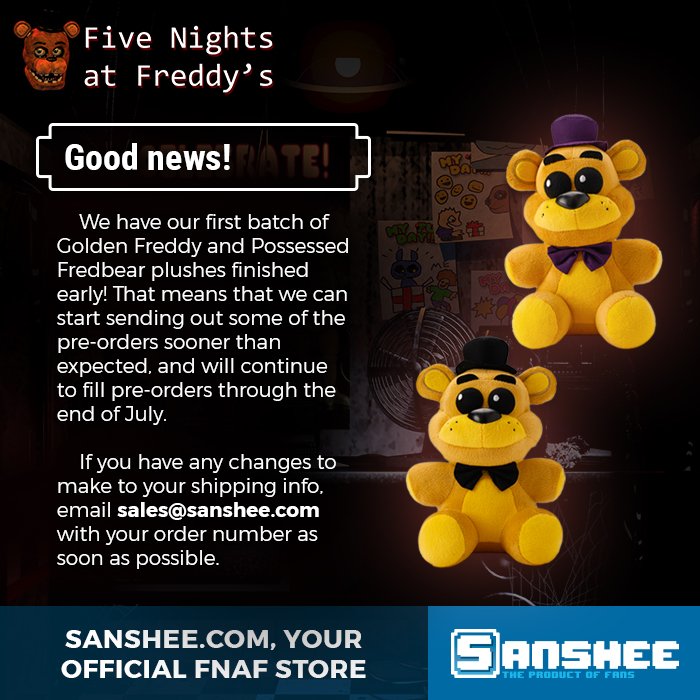 sanshee golden freddy
