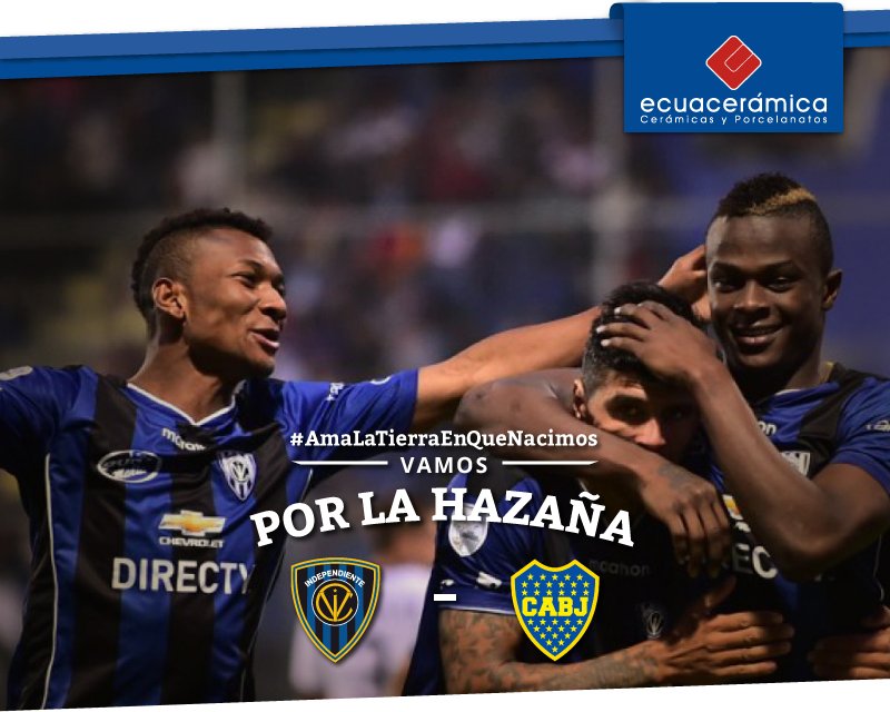 ¡Hoy #Ecuador es uno solo! ¡Vamos <a href="/IDV_EC/">Independiente del Valle</a>! nuevamente por la hazaña en la #CopaLibertadores
#AmaLaTierraEnQueNacimos
