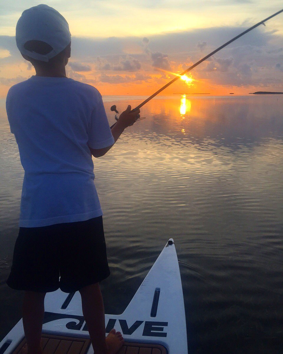 "Last cast dad." <a href="/LIVEWatersports/">LIVE Watersports</a>