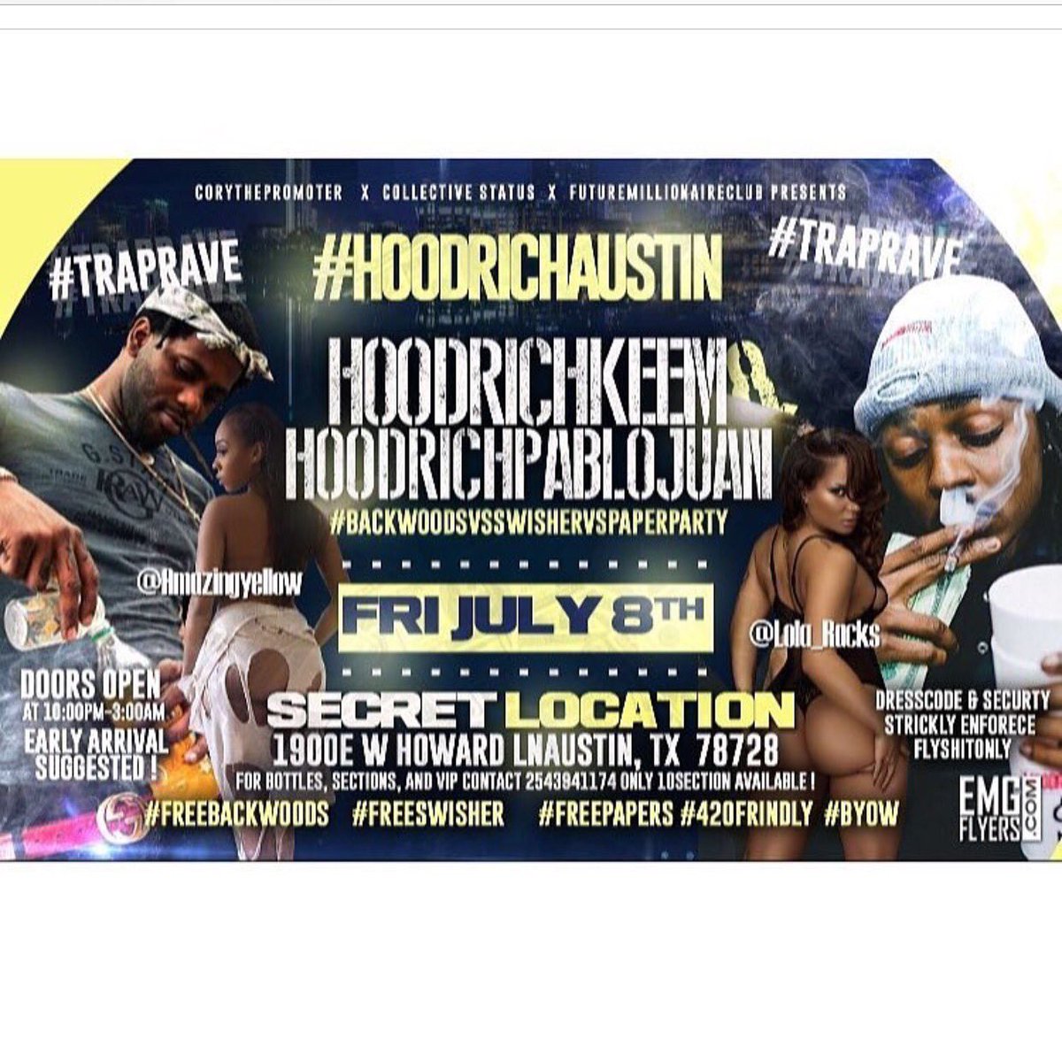 Hoodrich_Pablo's tweet photo. Dat way .. Tom #HOODRICHaustin #trapRAVE @HoodrichKeem @SpiffyGlobal https://t.co/LFuB3bliwW