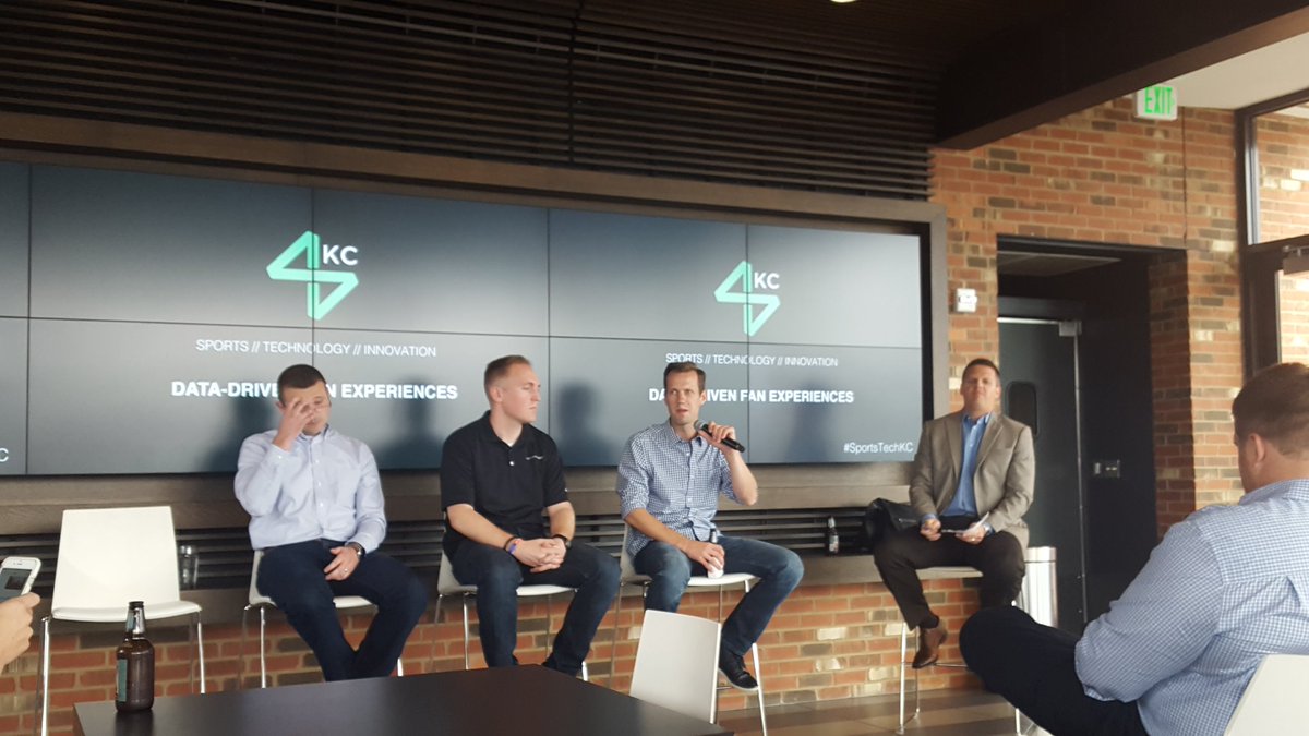 Talking evolution of fan engagement at #SportsTechKC Data Driven Fan Experience panel.