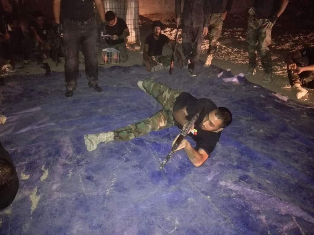 mohammed1986idc's tweet image. اثناء التدريب فرقة العباس القتاليه