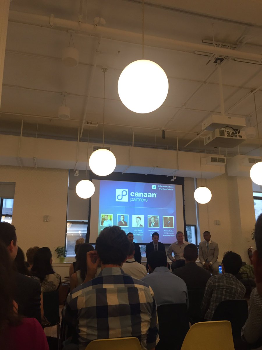 annwong01's tweet photo. #fintechcentral @canaanpartners speed and transparency have been key to #capmkt innovation https://t.co/Rv7Ry5lGp2