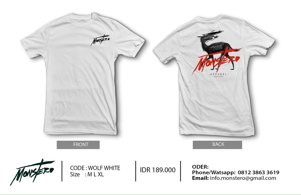 Monstero Tshirt now available to order⚡️⚡️.Code: Wolf