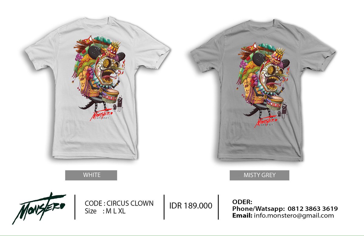 Ready to order! Code: Circus #monstero