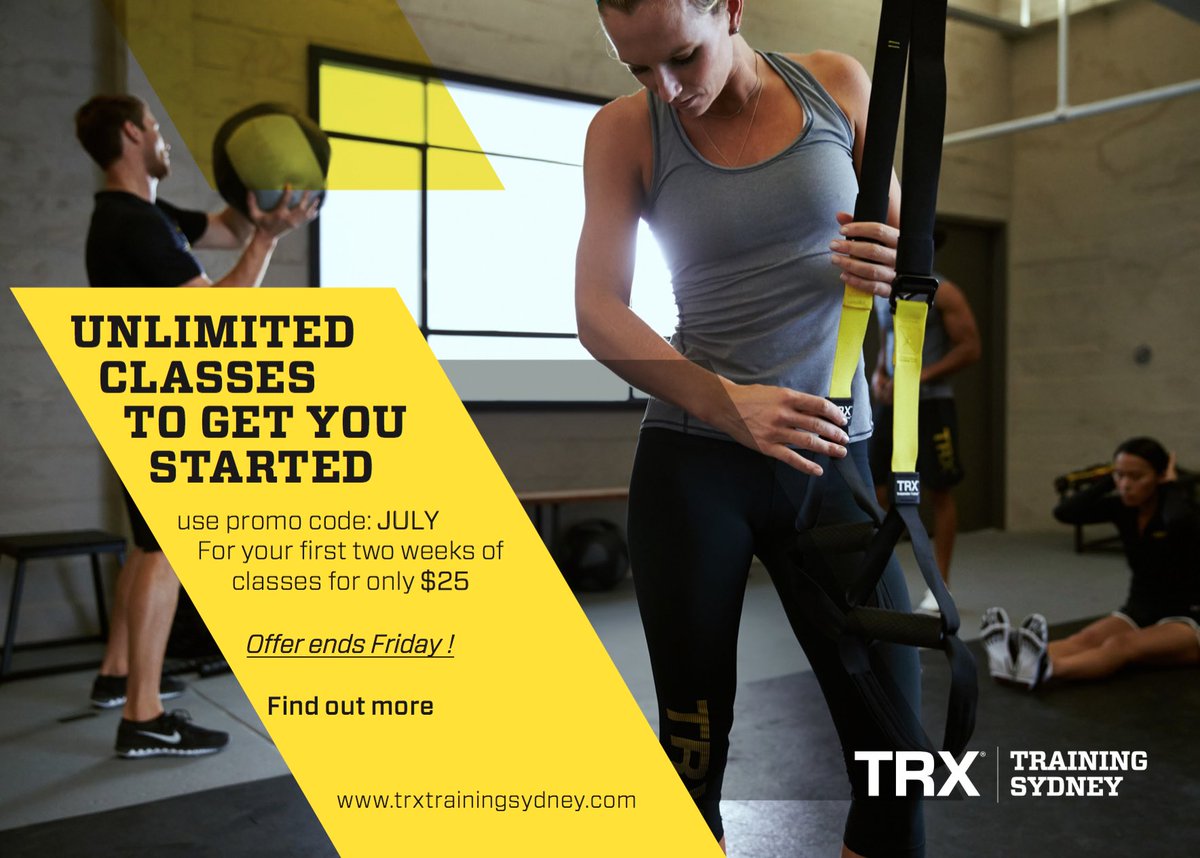 Today is the last chance to get 50% of intro offer at TRX Training Sydney #DoNotSnoozeOr