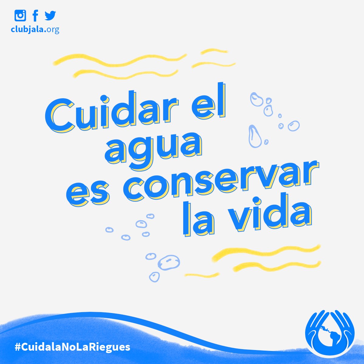 clubjalaoficial's tweet photo. ¡En #ClubJala sabemos la importancia que tiene cuidarla! #CuídalaNoLaRiegues https://t.co/9k0z40yvG0