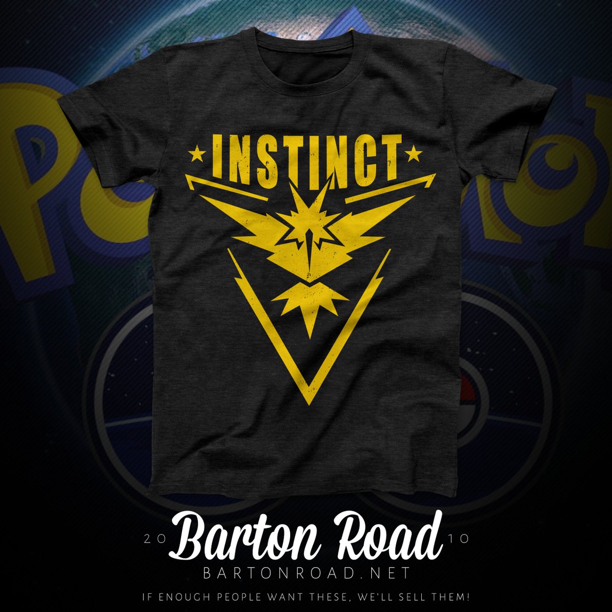 Barton_Road's tweet photo. Any one playing #PokemonGO interested in buying these? Thinking about making @teespring campaigns! https://t.co/C35WFm3oex