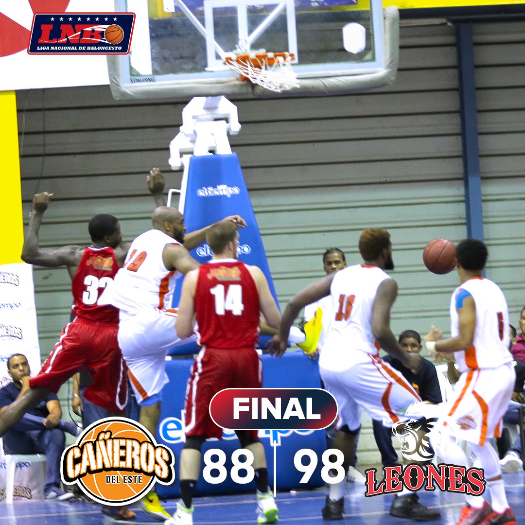 lnbrd's tweet photo. @LeonesBBClub 98-88 @canerosdeleste #LeoTavarez #Higüey #TuUnicaliga #LNB2016 #ApoyatuEquipo https://t.co/6YNfKMNN0i
