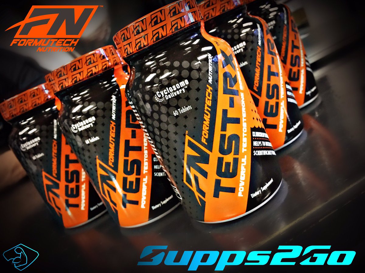 SUPPS2GO's tweet photo. Supps2Go is fully stocked on @Formutechnut TEST-RX! This is an incredible fat burner with awesome results!Go Get it! https://t.co/3NaMsPNVS2