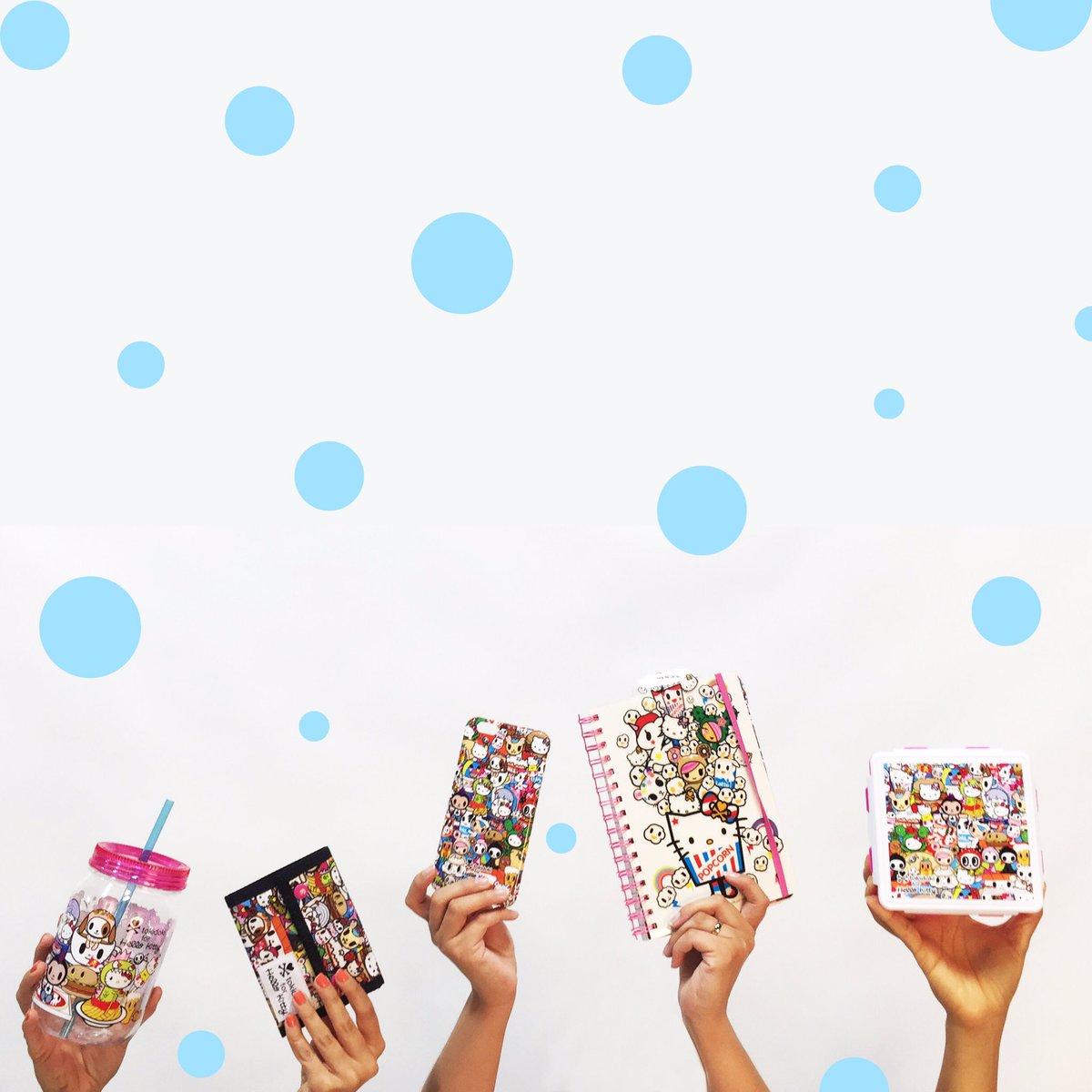 tokidoki's tweet photo. More #tokidoki X @hellokitty just hit our web store! Available in bio.💖 #new #shop #hellokittyxtokidoki #hellokitty https://t.co/q5WNOe4NkL