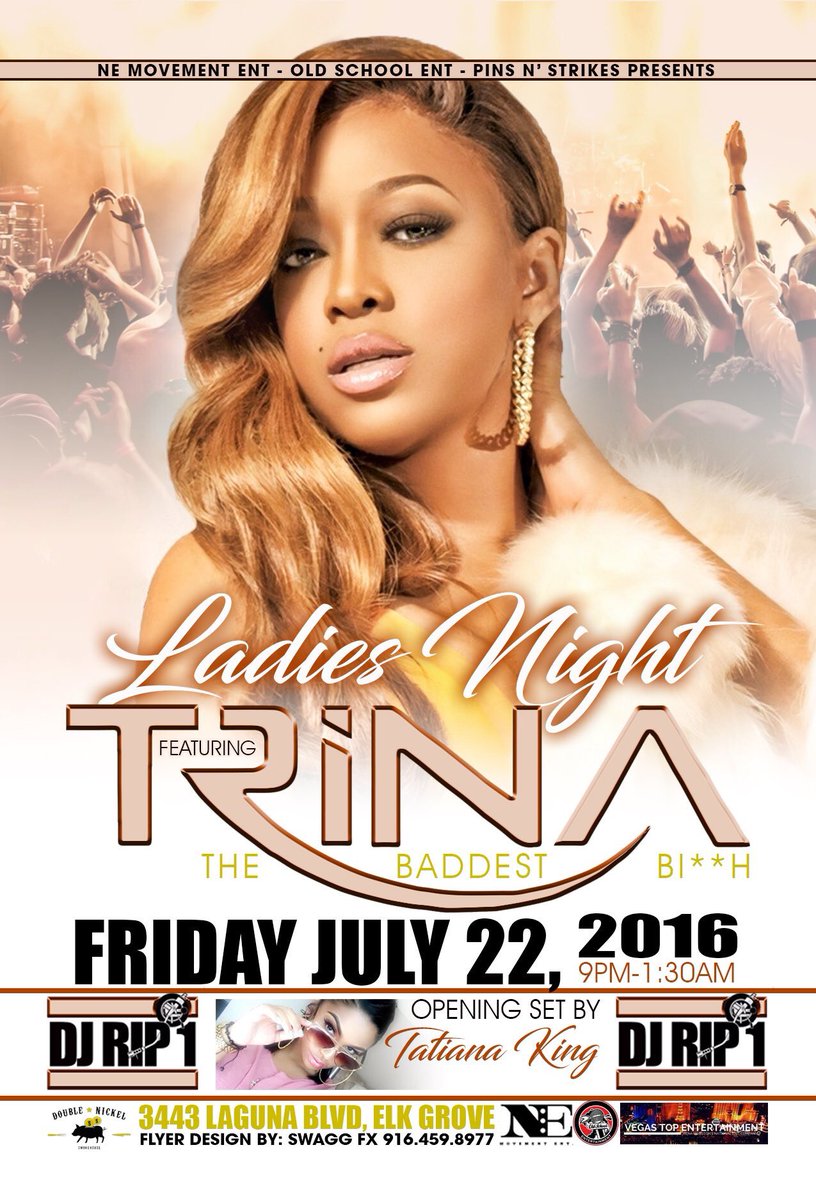 TRINArockstarr's tweet photo. TONIGHT ‼️ Scaramento California ‼️‼️‼️ https://t.co/vgg5noGVEk