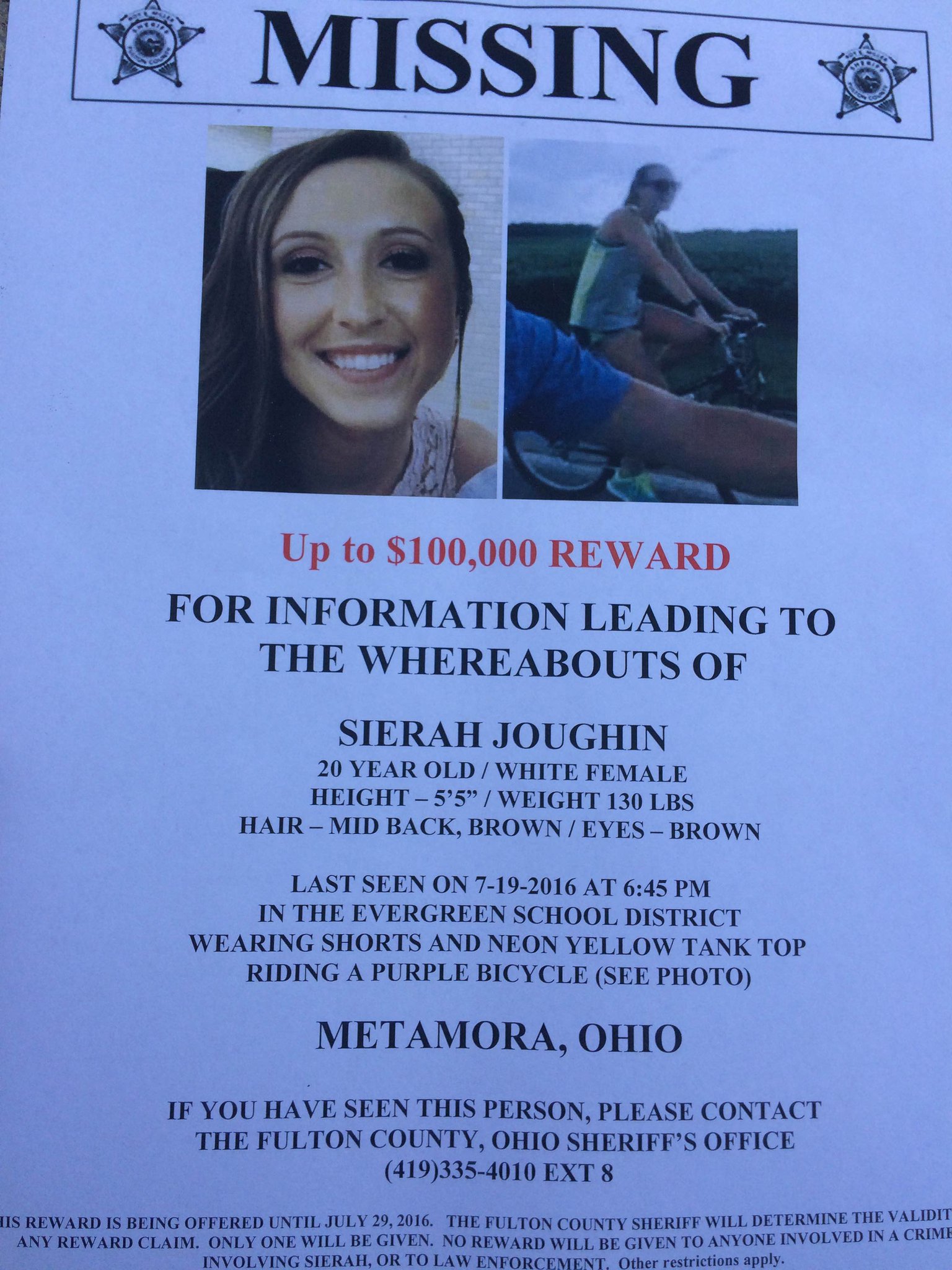 Wtvg 13abc On Twitter Reward Increased To 100 000 For Information In Case Of Missing Fulton