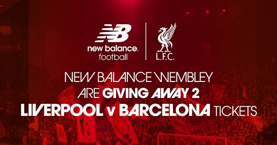 londonoutlet's tweet photo. .@NewBalanceUK Wembley have 2 tickets to Liv v Bar @wembleystadium! Follow &amp; RT for chance to win. Comp ends 28/7/16 https://t.co/ZZSBEv3jGd